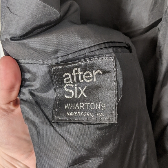 Vintage After Six Union Made Tuxedo Jacket in Classic‎ Black Size 18B - Picture 7 of 8